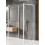 Kabina przyścienna 100x90 Prime White New Trendy (K-1062)