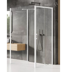Kabina przyścienna 100x90 Prime White New Trendy (K-1062)