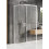Kabina przyścienna 80x100 Prime White New Trendy (K-1091)