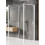 Kabina przyścienna 100x90 Prime White New Trendy (K-1414)