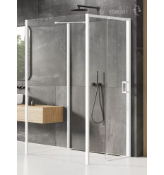 Kabina przyścienna 100x90 Prime White New Trendy (K-1414)