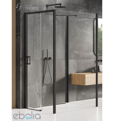 Kabina przyścienna 100x90 Prime White New Trendy (K-1334)