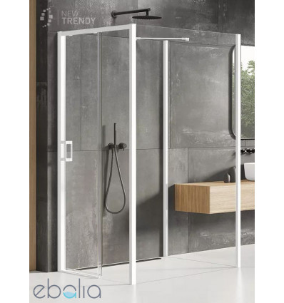 Kabina przyścienna 100x90 Prime Black New Trendy (K-1346)