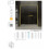Drzwi wnękowe 130 Prime Light Gold New Trendy (D-0442A)
