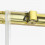 Kabina kwadratowa 70x70 Prime Light Gold New Trendy (D-0414A/D-0415A)