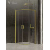 Kabina kwadratowa 70x70 Prime Light Gold New Trendy (D-0414A/D-0415A)