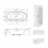 Wanna asymetryczna 170x75 P Avita Besco (WAV-170-NP)