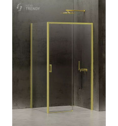 Kabina prostokątna 100x70 Prime Light Gold New Trendy (D-0421A/D-0222B)