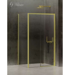 Kabina prostokątna 100x70 Prime Light Gold New Trendy (K-1436)