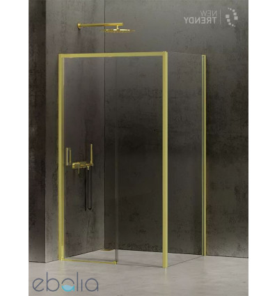 Kabina prostokątna 100x70 Prime Light Gold New Trendy (K-1464)