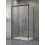 Kabina prysznicowa 100x70 Lewa Idea Black KDS Radaway (10115100-54-01L + 10117070-01-01)