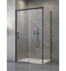 Kabina prysznicowa 100x70 Lewa Idea Black KDS Radaway (10115100-54-01L + 10117070-01-01)