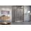 Kabina prysznicowa 100x70 Prawa Idea Black KDS Radaway (10115100-54-01R + 10117070-01-01)