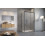 Kabina prysznicowa 100x70 Prawa Idea Black KDS Radaway (10115100-54-01R + 10117070-01-01)