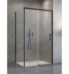 Kabina prysznicowa 100x70 Prawa Idea Black KDS Radaway (10115100-54-01R + 10117070-01-01)