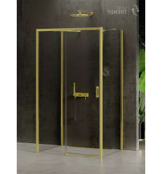 Kabina prostokątna 100x70 Prime Light Gold New Trendy (K-1100)