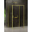 Kabina przyścienna 100x70 Prime Light Gold New Trendy (K-1128)
