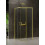 Kabina przyścienna 70x80 Prime Light Gold New Trendy (K-1543)