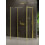 Kabina przyścienna 100x90 Prime Light Gold New Trendy (K-1494)