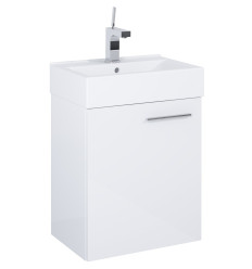 Zestaw umywalka ceramiczna Tiny 45 + szafka podumywalkowa Tiny White(165072)