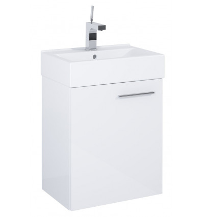 Zestaw umywalka ceramiczna Tiny 45 + szafka podumywalkowa Tiny White(165072)