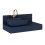 Panel ścienny marmur 100/20/1,5 navy blue matt Elita (168273)