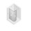 Kabina Walk-in 80x30x200 New Modus White New Trendy (EXK-2239/EXK-2246)
