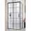 Kabina prysznicowa 100x70 Idea Black KDJ Factory Radaway (387040-54-55L + 387048-54-55R)