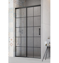 Drzwi prysznicowe 100 Idea Black DWJ Factory Radaway (387014-54-55L)