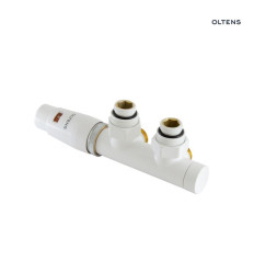 Zestaw termostatyczny zintegrowany grzejnikowy lewy biały Varmare Ventil Oltens (55901000)