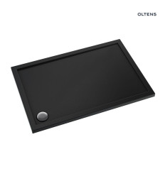 Brodzik 140x90 cm prostokątny akrylowy czarny mat Superior Oltens (15007300)