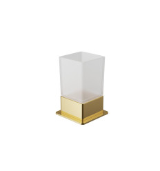 Kubek szklany stojący Riko Gold Excellent (DOEX.1614GL)