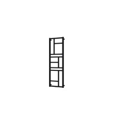 Grzejnik łazienkowy 1140x500 czarny mat Mondrian Instal Projekt (MON-50110D50C31)