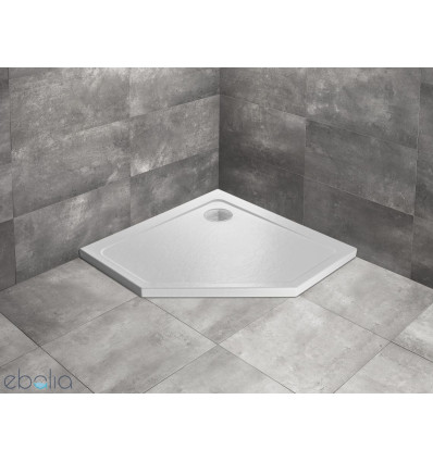 Brodzik pięciokątny 80x80 Doros PT Stone biały Radaway (SDRPT8080-01-04S)