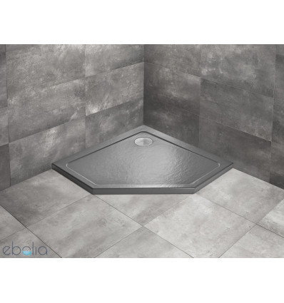 Brodzik pięciokątny 80x80 Doros PT Stone antracytowy Radaway (SDRPT8080-01-64S)