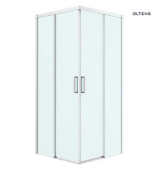 Kabina prysznicowa 90x90 cm kwadratowa chrom/szkło przezroczyste Breda Oltens (20006100)