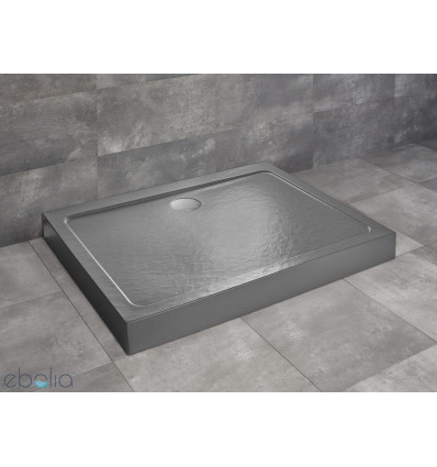 Brodzik prostokątny 90x80 Doros D Compact Stone antacytowy Radaway (SDRD9080-05-64S)