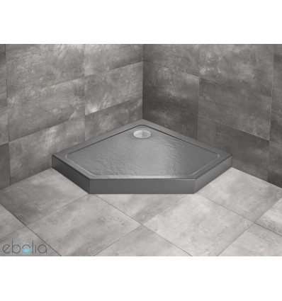 Brodzik pięciokątny 80x80 Doros PT Compact Stone biały Radaway (SDRPT8080-05-64S)