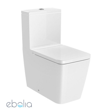 Miska WC Square o/podwójny do kompaktu Rimless Roca (A342536000)