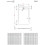 Brodzik prostokątny 120x100 Teos F cemento Radaway (HTF120100-74) 