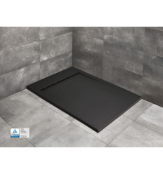 Brodzik prostokątny 140x100 Teos F Black Radaway (HTF140100-54)