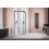 Kabina prysznicowa 70x70 Idea KDD Black Radaway (387065-54-01L + 387065-54-01R)