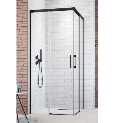 Kabina prysznicowa 70x70 Idea KDD Black Radaway (387065-54-01L + 387065-54-01R)