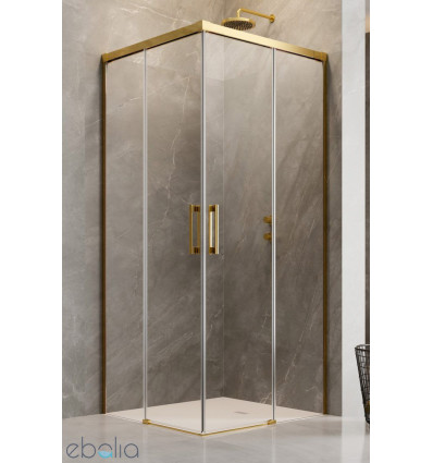 Kabina prysznicowa 70x70 Idea KDD Gold Radaway (387065-09-01L + 387065-09-01R)
