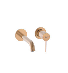 Bateria umywalkowa dwuotworowa podtynkowa Rose Gold Ona Roca (A5A359ERG0)