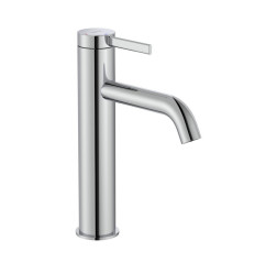 Bateria umywalkowa medium Cold Start z korkiem click-clack chrom Ona Roca (A5A3C9EC00)