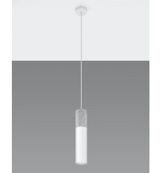 Lampa wisząca BORGIO 1 biały Persian Indigo Sollux (SL.0647)