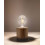 Lampa biurkowa SALGADO naturalne drewno Peach Puff Sollux (SL.0674)