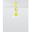 Lampa wisząca DIEGO 5 żółta Nickel Sollux (SL.0580)