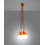 Lampa wisząca DIEGO 5 pomarańczowy Nickel Sollux (SL.0586)